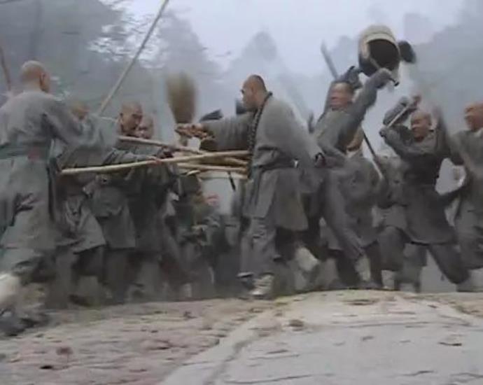 大闯五台山,鲁智深醉酒大闯五台山无人可挡